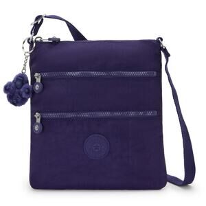 Kipling Keiko Crossbody Triple Zip Small Bag Hanging Monkey Pop of Color
